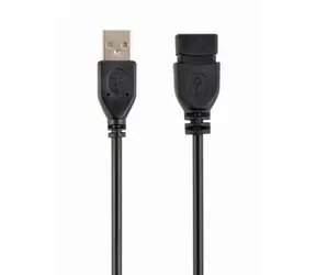 Gembird USB 2.0 A (M) - USB-A (F) kabel 0.15 m černá