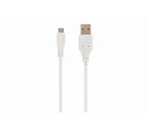 Gembird Micro USB kabel 1.8 m bílá / USB-A (M) - Micro USB (M)