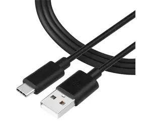 Tactical Smooth Thread Cable USB-A - USB-C 1m černá