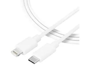 Tactical Smooth Thread Cable USB-C - Lightning 0.3m bílá
