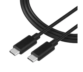 Tactical Smooth Thread Cable USB-C - USB-C 1m černá