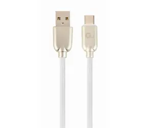 Gembird CC-USB2R-AMCM-1M-W USB-C kabel 1 m bílá / USB 2.0 A (M) - USB-C (M)