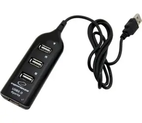 Esperanza EA116 USB Hub černá / 4 porty / USB 2.0