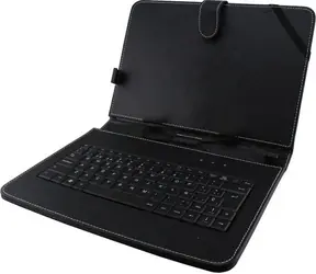 Esperanza EK125 Madera pouzdro pro tablet černá / 10.1" / s klávesnicí / eko kůže