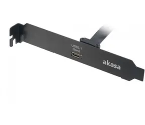 AKASA AK-CBUB37-50BK bracket do PCI USB 3.1 Gen2 typ C 50cm