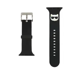 Karl Lagerfeld Choupette Head Řemínek pro Apple Watch 42 & 44mm černá