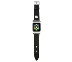 Karl Lagerfeld Karl Head PU Řemínek pro Apple Watch 42 & 44mm černá