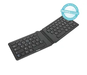 Targus AKF003FR černá / Bezdrátová ergonomická klávesnice / Bluetooth 5.1 / antimikrobiální