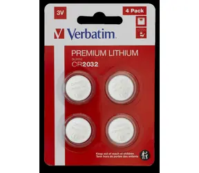 Verbatim Lithium baterie CR2032 3V 4ks