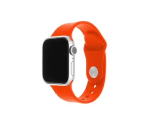 FIXED Silicone Strap Set silikonových řemínků pro Apple Watch 38 & 40 & 41 mm meruňková