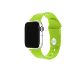 FIXED Silicone Strap Set silikonových řemínků pro Apple Watch 38 & 40 & 41 mm zelená