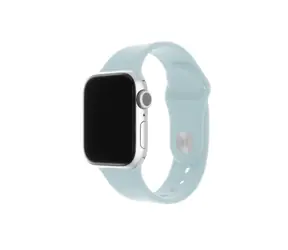 FIXED Silicone Strap Set silikonových řemínků pro Apple Watch 42 & 44 & 45 mm světlě tyrkysová