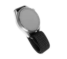 FIXED Nylon Strap Nylonový řemínek s šířkou 20mm pro smartwatch reflexně černá