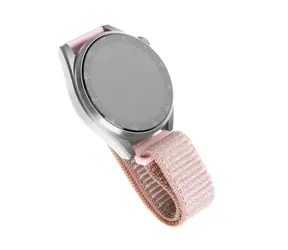 FIXED Nylon Strap Nylonový řemínek s šířkou 20mm pro smartwatch růžově zlatá