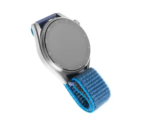 FIXED Nylon Strap Nylonový řemínek s šířkou 22mm pro smartwatch temně modrá