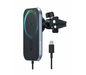 SWISSTEN MagSafe držák telefonu do auta s bezdrátovým nabíjením / 15 W / MagSafe / Qi / pro iPhone 12 & iPhone 12 Pro