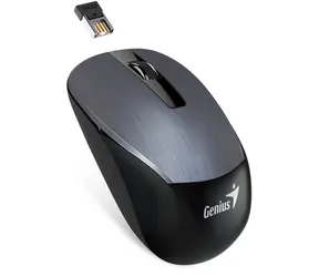 Genius NX-7015 kovově šedá / Optická bezdrátová myš / 1600 DPI / USB přijímač / 1x AA