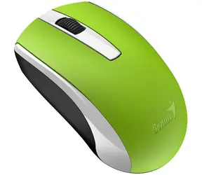 Genius ECO-8100 zelená / Optická bezdrátová myš / 1600 dpi / 2.4 GHz