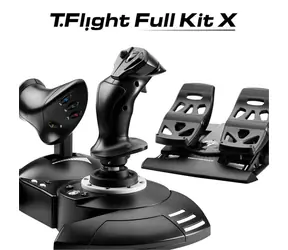 Thrustmaster T.Flight Full Kit X / pedálová sada TFRP RUDDER + Joystick Hotas / pro Xbox seris XS a PC