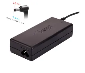 Akyga Nabíječka na notebook 19V / 3.95A / 75W / 5.5x2.5 mm
