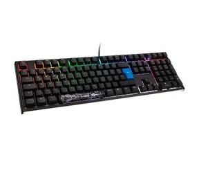 Ducky ONE 2 PBT MX-Nature-White černá / Herní klávesnice / podsvícená / mechanická / drátová (USB) / DE