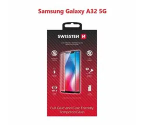 SWISSTEN FULL GLUE COLOR FRAME CASE FRIENDLY sklo pro SAMSUNG A326 GALAXY A32 5G černá