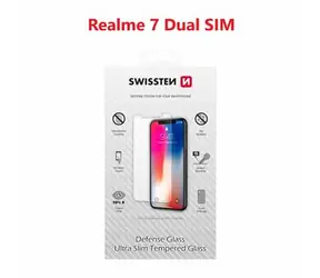 SWISSTEN Ochranné temperované sklo 2.5D pro REALME 7