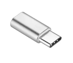 GAMACZ adaptér MICRO USB - USB-C stříbrná