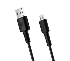 BonBon Datový a nabíjecí kabel USB-A 2.0 na microUSB 1m černá