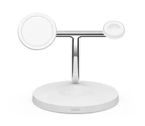 Belkin BOOSTCHARGE PRO MagSafe 3v1 Qi bílá / pro iPhone & Apple Watch & AirPods