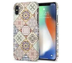 Rozbaleno - Spigen Liquid Crystal Shine pattern zadní kryt pro Apple iPhone X vzor / rozbaleno