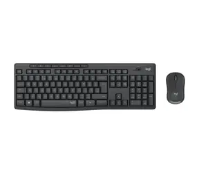 Logitech MK295 Slim Combo Graphite / Bezdrátová sada klávesnice a myši / CZ layout / USB nanopřijímač