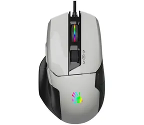 A4tech BLOODY W70MAX Bílá / Herní optická myš / 10000DPI / USB / RGB podsvícení
