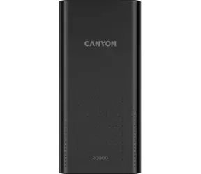 CANYON PB-2001 20000 mAh černá / Powerbanka / 5V / 2.1A / 2x USB-A / Smart IC
