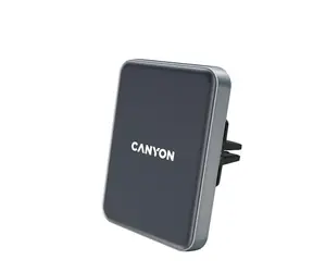CANYON C-15 MegaFix černá / držák do ventilace auta / magnetický / 15W Qi nabíjení