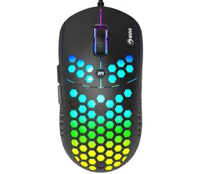 Marvo M399 černá / herní optická myš / 6400 DPI / RGB / USB / 1.5m