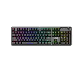 Marvo KG954 (US) černá / mechanická klávesnice / USB / RGB / US layout / Jixian Blue / 1.6m