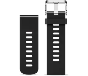 Aligator Silikonový řemínek 20mm černý