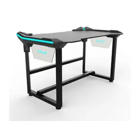 E-Blue EGT536BK černá / herní stůl / 136.5 x 81 x 80.3 cm / podsvícení