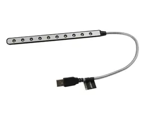 Esperanza EA148 / USB LED lampička k notebooku / 10 LED