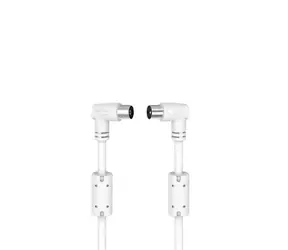 Hama anténní kabel 90 dB kolmé konektory 1.5 m