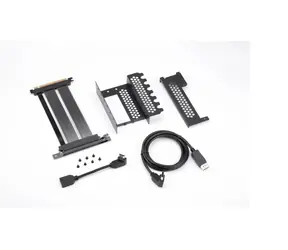 CableMod Vertical PCI-e 4.0 Edition Bracket – HDMI + DisplayPort černá