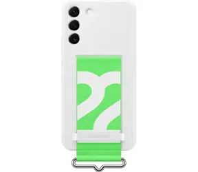 SAMSUNG Silikonový kryt s poutkem pro Samsung Galaxy S22 Plus bílá