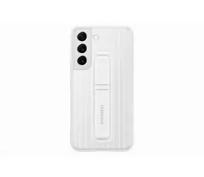 SAMSUNG Tvrzený ochranný zadní kryt se stojánkem pro Samsung Galaxy S22 Plus bílá
