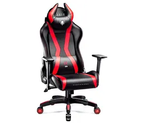 Diablo X-Horn 2.0 Normal černo-červená / herní židle / nastavitelná / syntetická kůže / pojezdová kolečka / nosnost 160