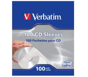 Verbatim papírové obaly na CD / 100 ks