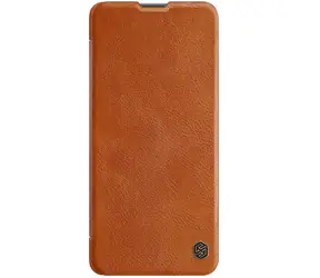 Nillkin Qin Book Pouzdro pro Xiaomi Redmi Note 11T 5G & Poco M4 Pro hnědá