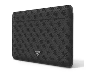 GUESS PU 4G Triangle Metal Logo Computer Sleeve 13 & 14" černá