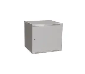 Solarix rozvaděč nástěnný skládaný SENSA LITE 9U 450mm - dveře plech / RAL 7035