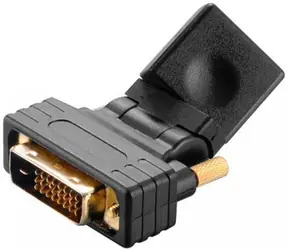 AKASA AK-CBHD16-BK redukce z DVI-DI na HDMI / 360°